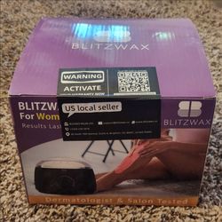 NEW Blitzwax Brazilian and Bikini Waxing Kit for Women - Wax Warmer Hair Removal Kit w/Accessories
