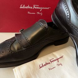 Salvatore Ferragamo, Mens Dress Shoes- Size 10 EE