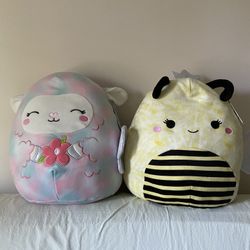 Squishmallows (12”) - Lula the Lamb & Sunny the Bee