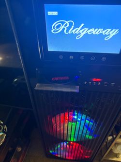 Tall Tower Speaker with LCD Screen and LED Li