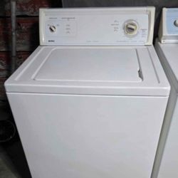 Lavadora Kenmore Heavy Duty Con Garantía Lusiendo Y Trabajando Exelente Tina De Peltre Lavado Practico $300