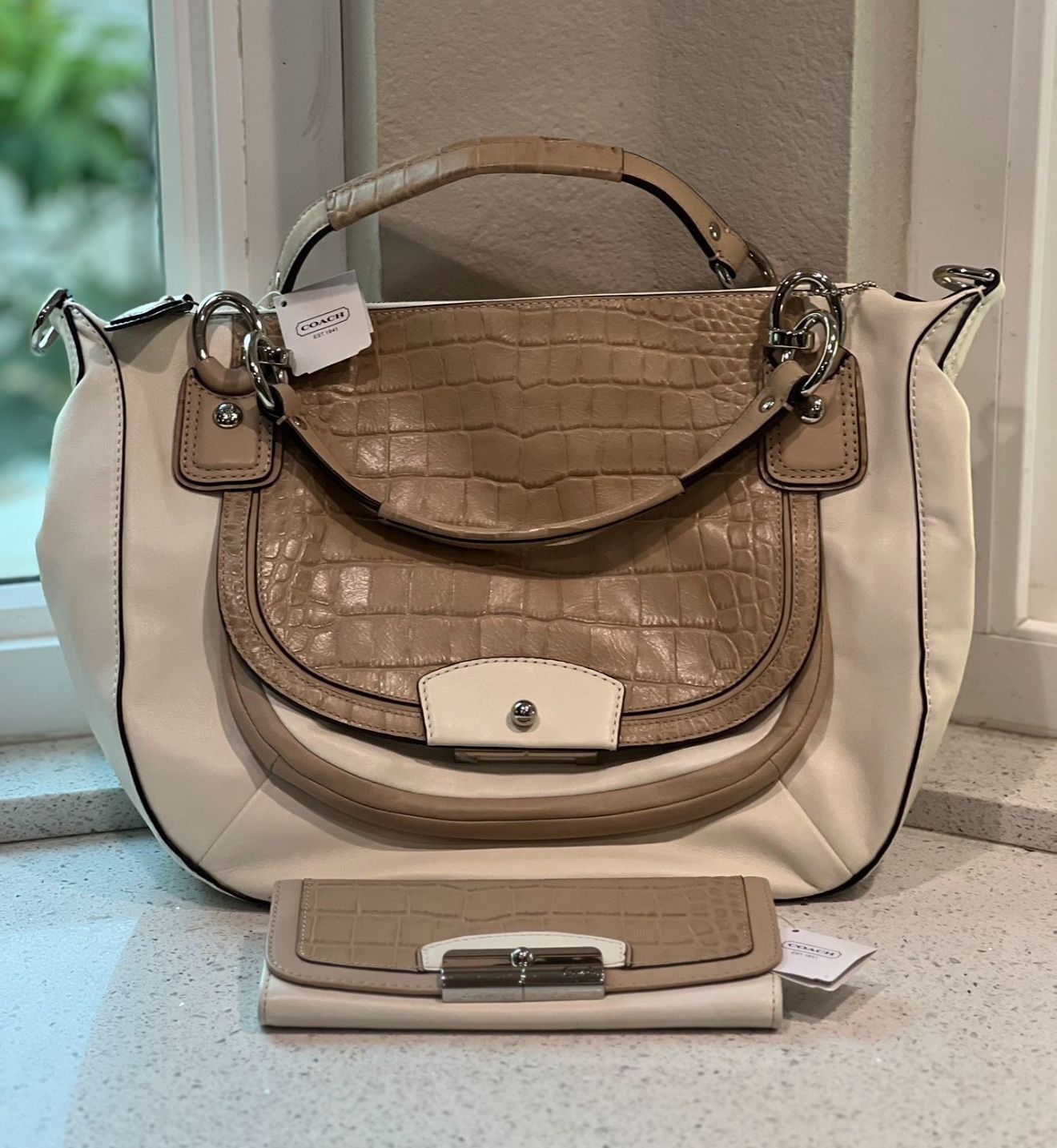 Coach Bag / Purse and Wallet Set