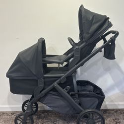UPPAbaby Vista V2 Stroller, Bassinet + Mesa Max Infant Car Seat & Base Plus Accessories