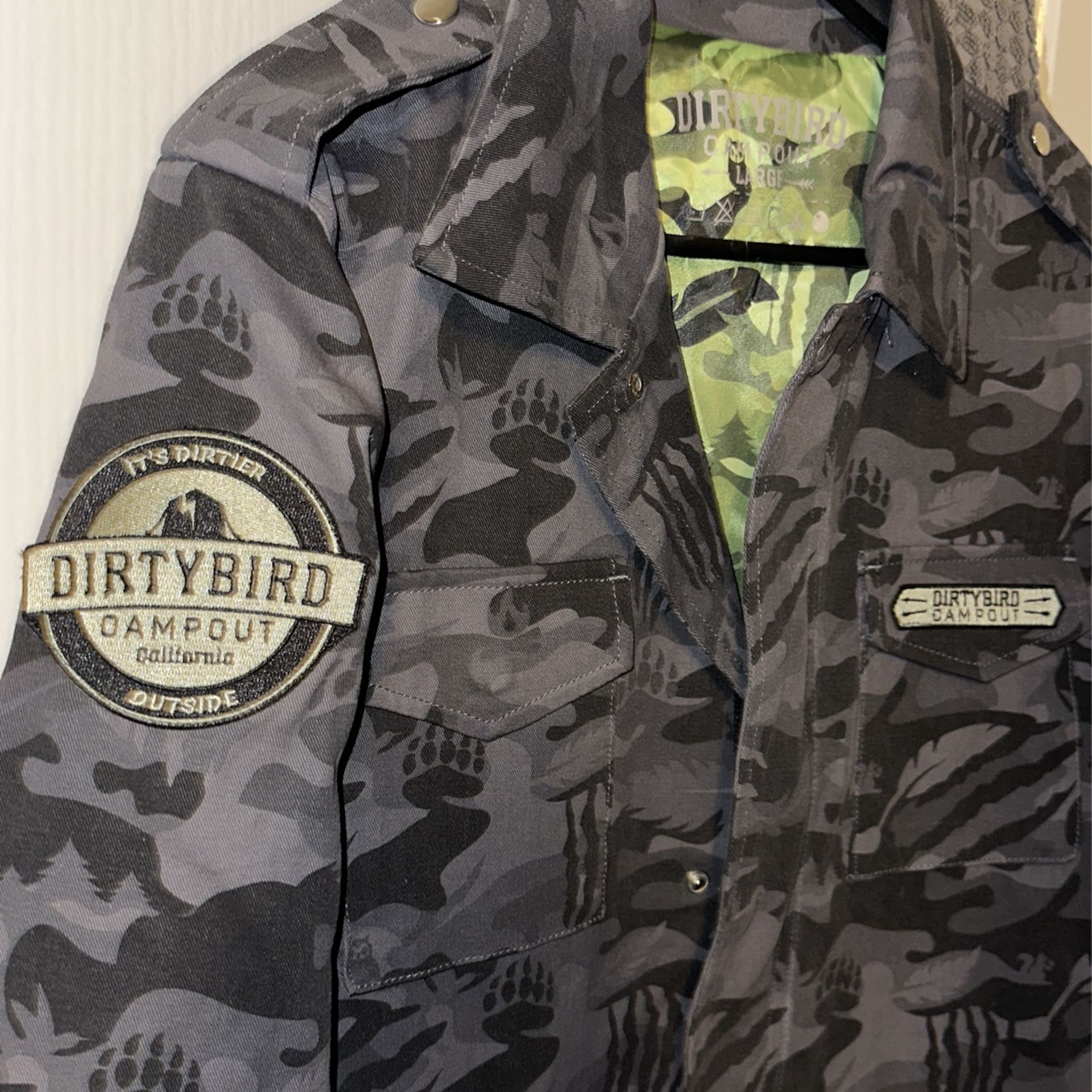 DirtyBird Campout Jacket House Music Dirty Bird Fashion Large
