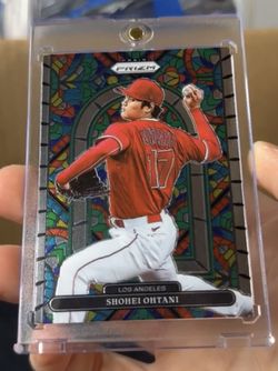 2022 PANINI PRIZM STAINED GLASS SHOHEI OHTANI https://offerup.com/redirect/?o=Tm8uU0c=-3 LOS ANGELES baseball card 