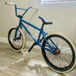 Blue Kink With W/ White Vans Tires