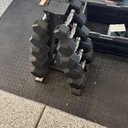 Dumbbell set -5-25lb