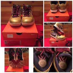 Nike Kobe iv sz 8 VNDS Gold Medal