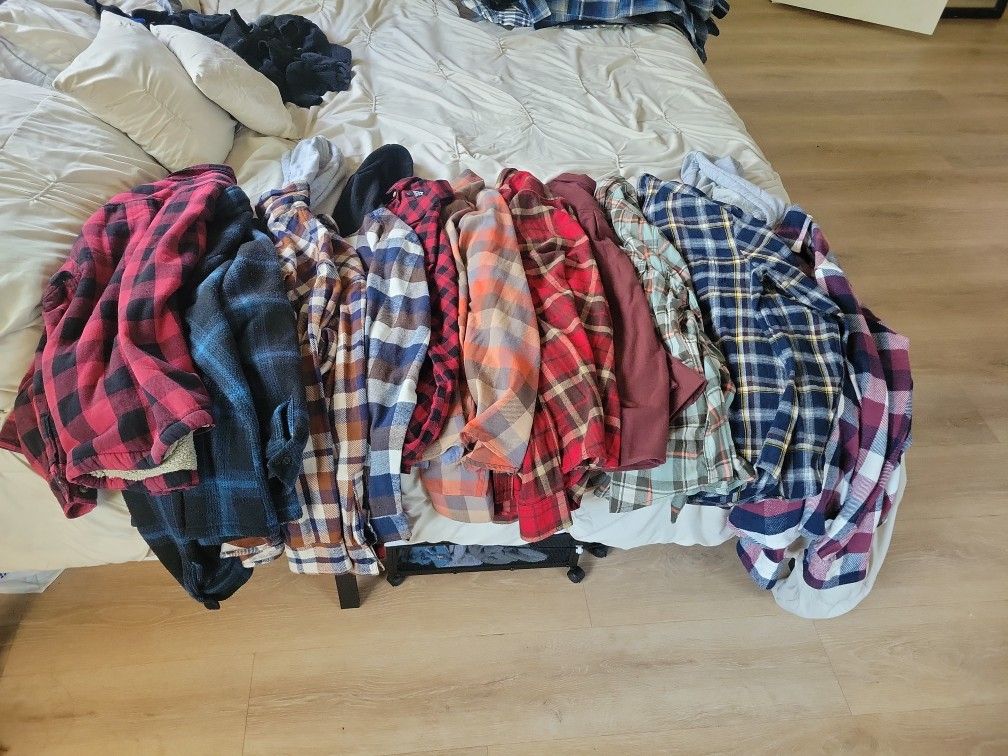 Flannels Size Large