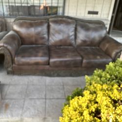 North Shore Leather Sofa