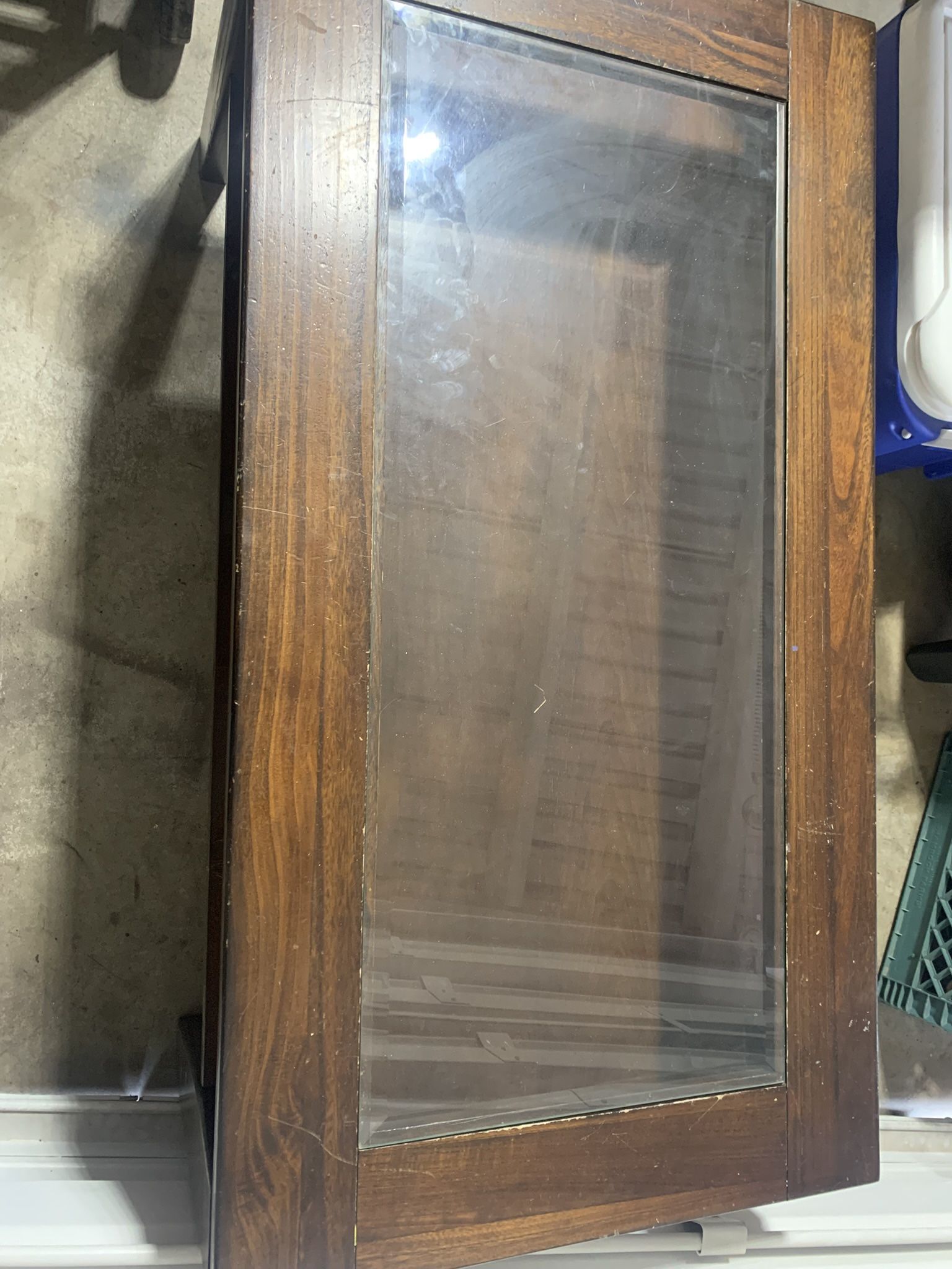 Beautiful Nice Wooden And Glass Coffee Table
