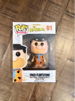 Funko Pop! The Flintstones Fred Flintstone #01 w/ Protector.
