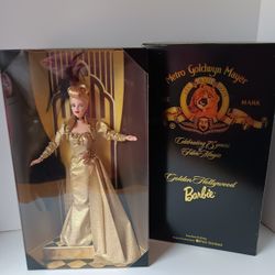 1998 Barbie Golden Hollywood 75th Anniversary MGM Film Studio FAO Schwarz Ltd Ed