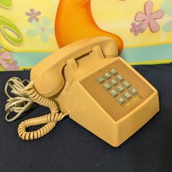 Vintage Push Button Desk Phone
