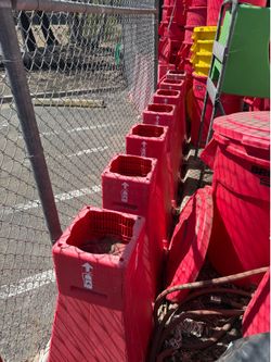 Fire extinguisher stands