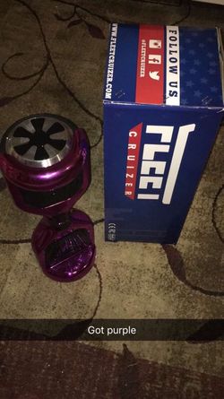 Fleetcruizer Hoverboard Purple
