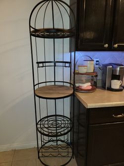 Bird Cage Wine Rack