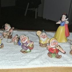 Vintage Disney Characters Figures. 