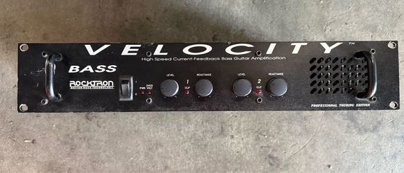 Rocktron Velocity Bass Professional Touring Edition Rack Power Amplifier Made USA