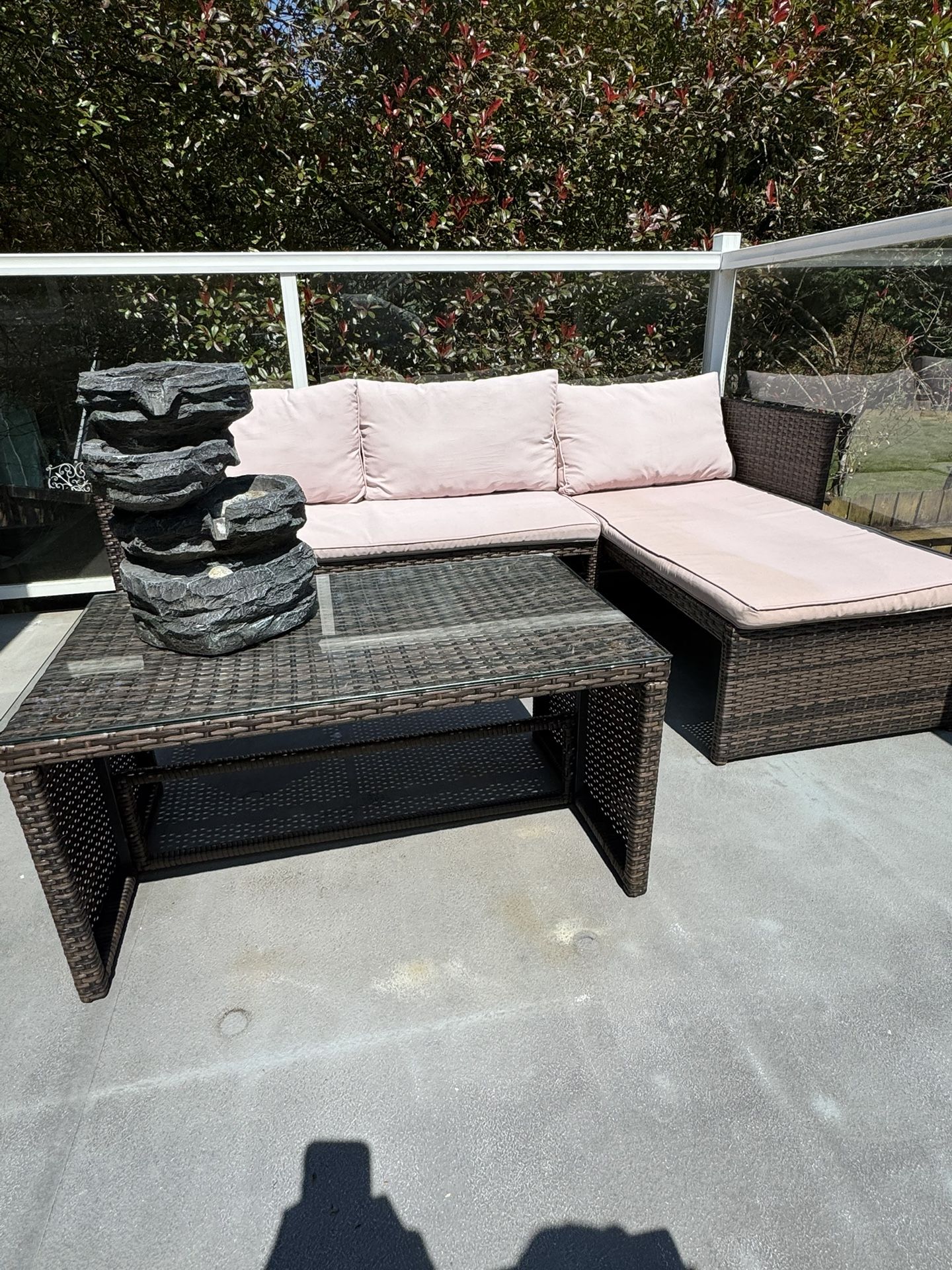 Patio Set With Table