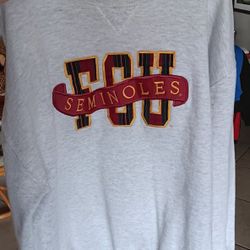 Vintage 90s Florida State Seminoles Sweatshirt Size Xl
