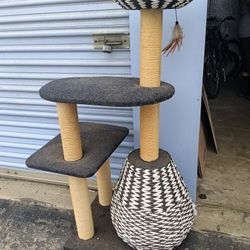 Cat Tree In Fair Condition - $40 obo.