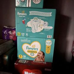 Diapers Size 1