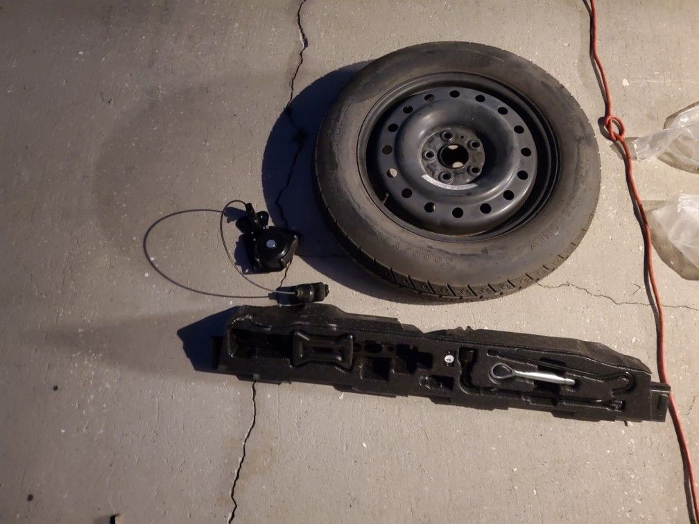 2020 Mdx Spare Tire With Jack And Cable Hoist