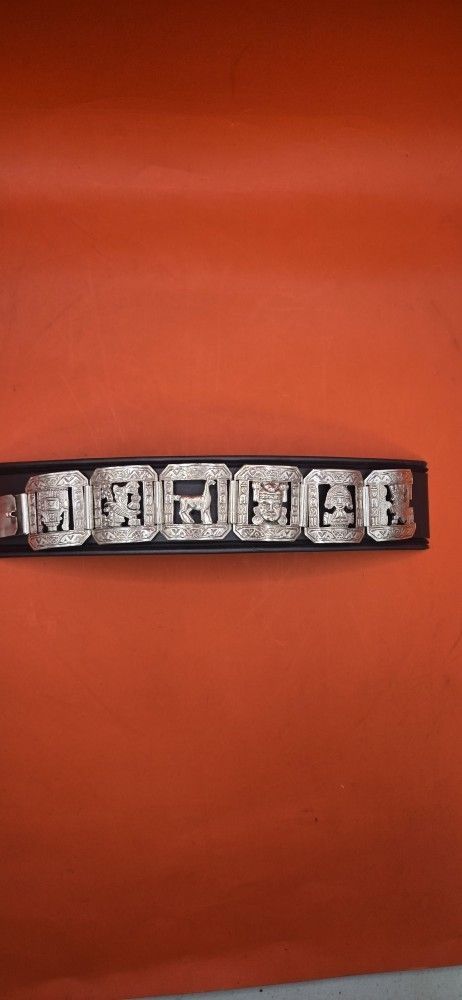 SILVER PERU INCA BRACELET