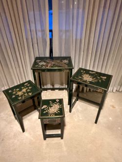 Asian nesting tables