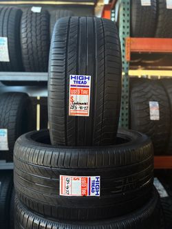 2 Continental Used Tires 285/40/22