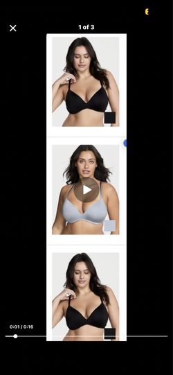 3 Victoria's Secret Sexy Tee Smooth Lacie Wireless Push-Up bras