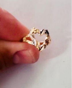 10K Solid Gold Ring For Wedding Size 7