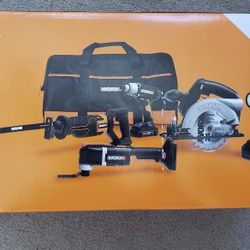 WORX 20V 6 Piece Combo Kit