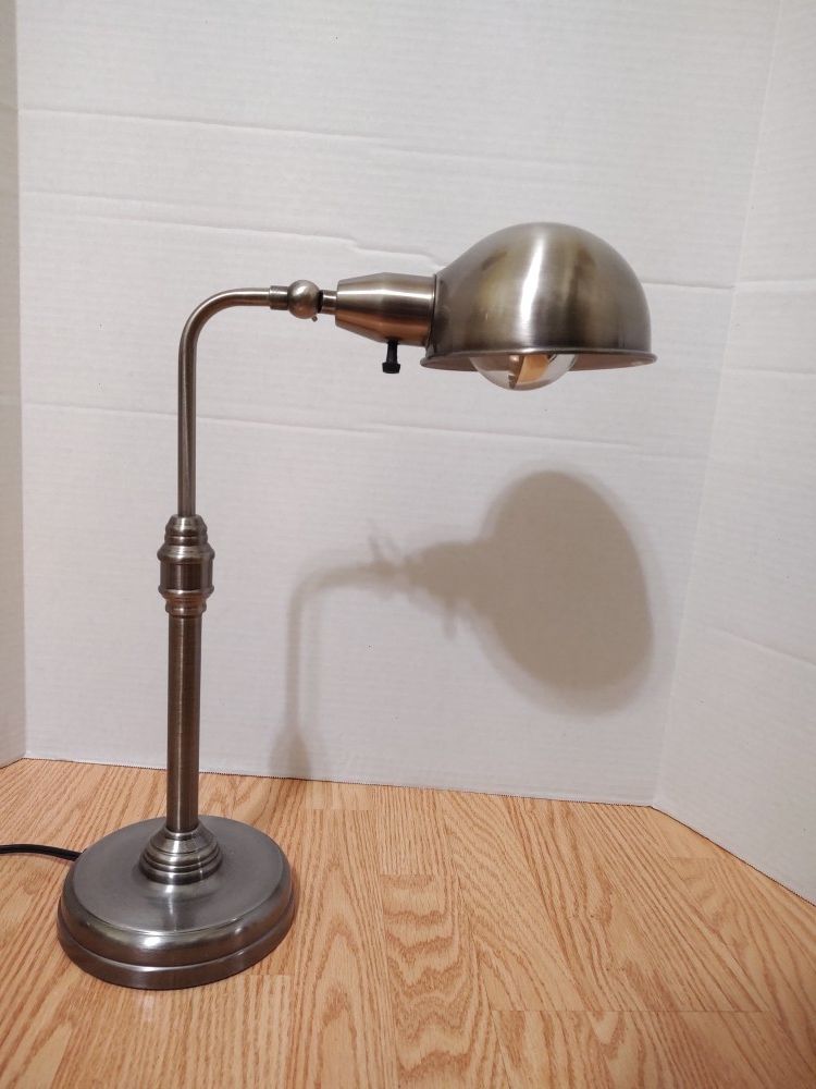 Pewter Desktop Lamp