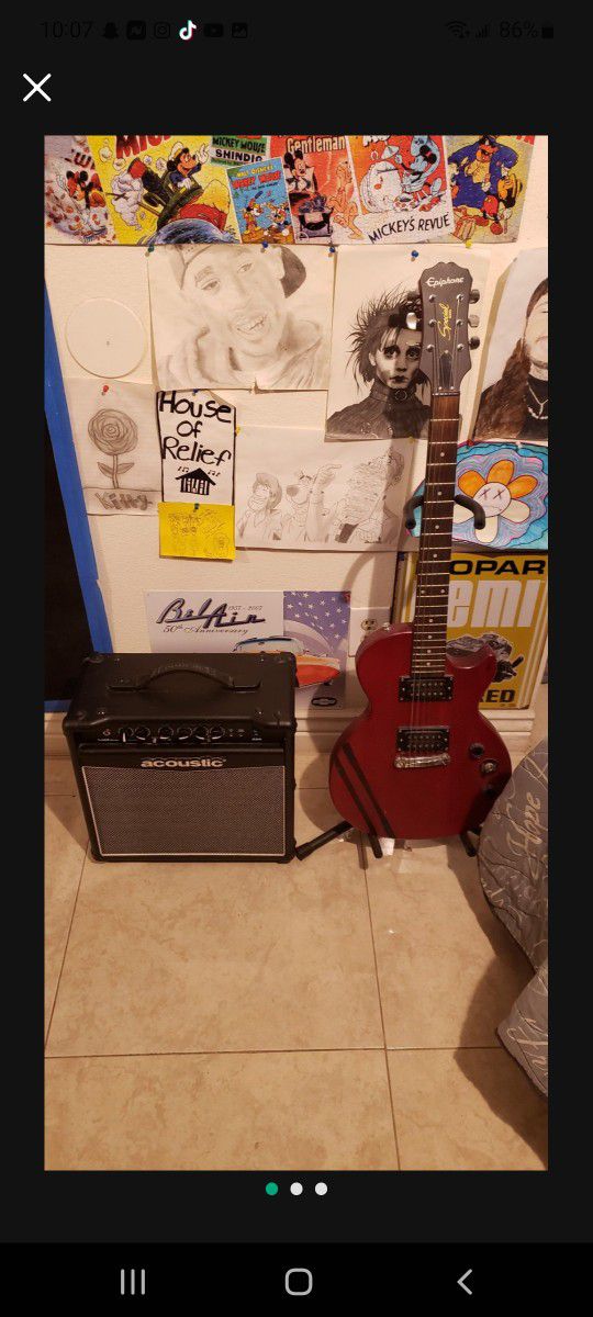 Guitar With Amp