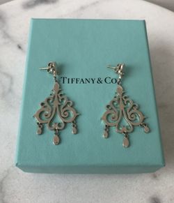 Tiffany Vintage Chandelier Dangle Earrings