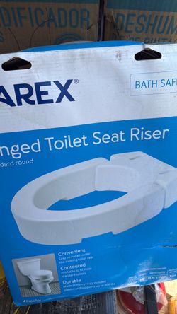 Carex Hinged Toilet Seat Riser