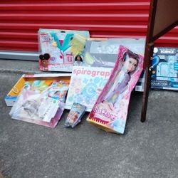 What You See Is Nine Toys For Children Like Three And Up There's Nine Toys And A Chalk Board Dry Erase Board I May Include More Things Now The Other P