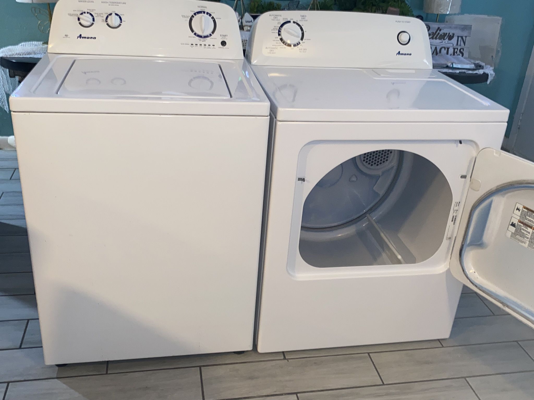 🦋💖 Amana Washer & Dryer Set ⚡️💖High Efficiency XL Capacity
