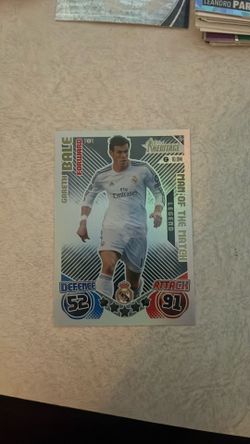 Official Topps MOTM Gareth Bale trading card