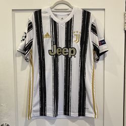 Juventus 2020-21 Home Jersey - Cristiano Ronaldo #7 - UCL Patches - Size L