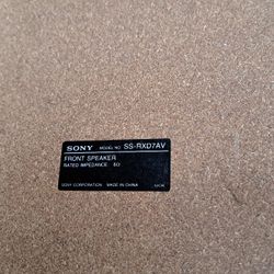 Sony Front Speakers