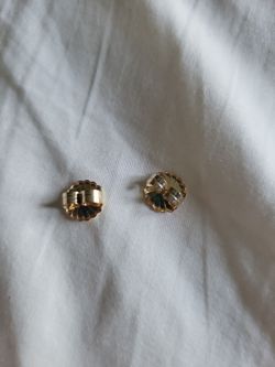 Gold-Tone Earring Backs Pair