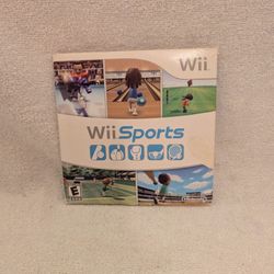 Nintendo Wii Sports Game Case And Manual