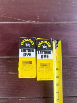 Brand New Fiebing's Black Leather Dye 2 Packs