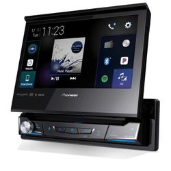 Pioneer AVH-3500NEX 7" Motorized Touchscreen, Single Din – Wired Apple CarPlay & Android Auto, Bluetooth, Backup Camera, HD Radio, SiriusXM, FLAC, Hi-