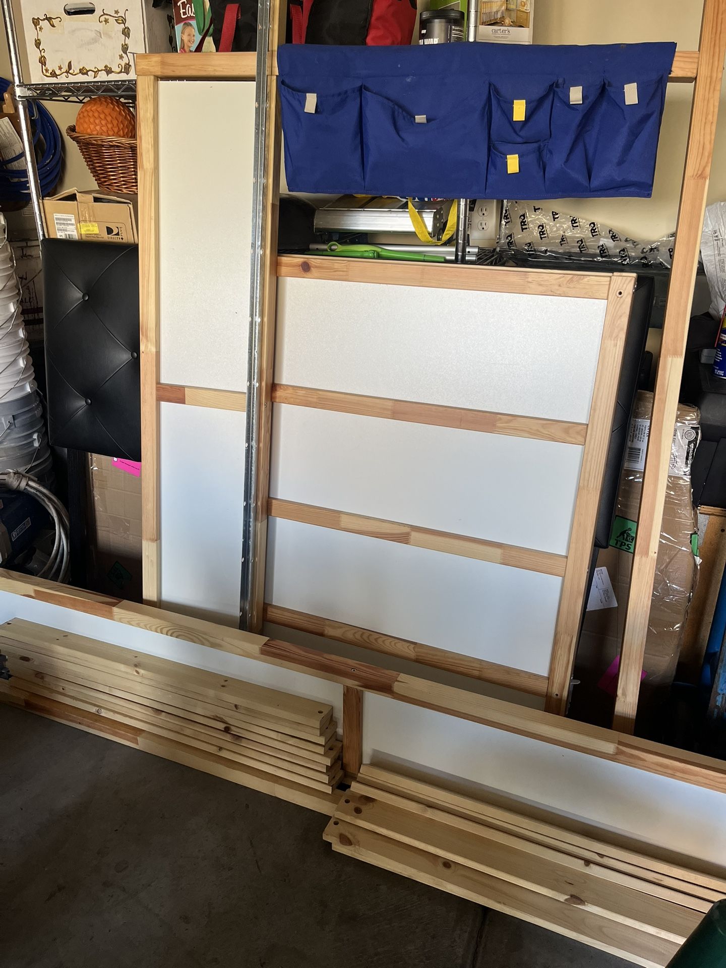Ikea Kura Bunk Bed Frame/wood planks