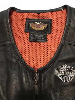 Harley Davidson Leather Vest Women’s