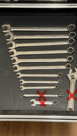 Snap On 9pc 12-Point Combination Wrench Set “Inch”